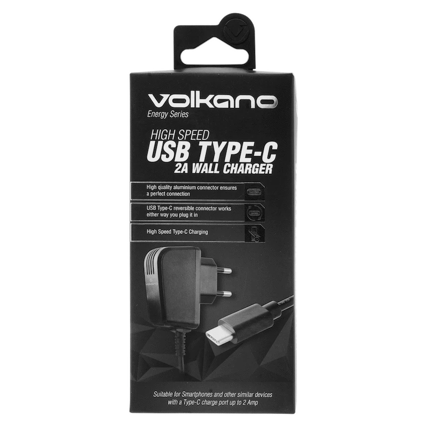 Volkano Energy Series USB Type-C 2a Wall Charger - Image 4