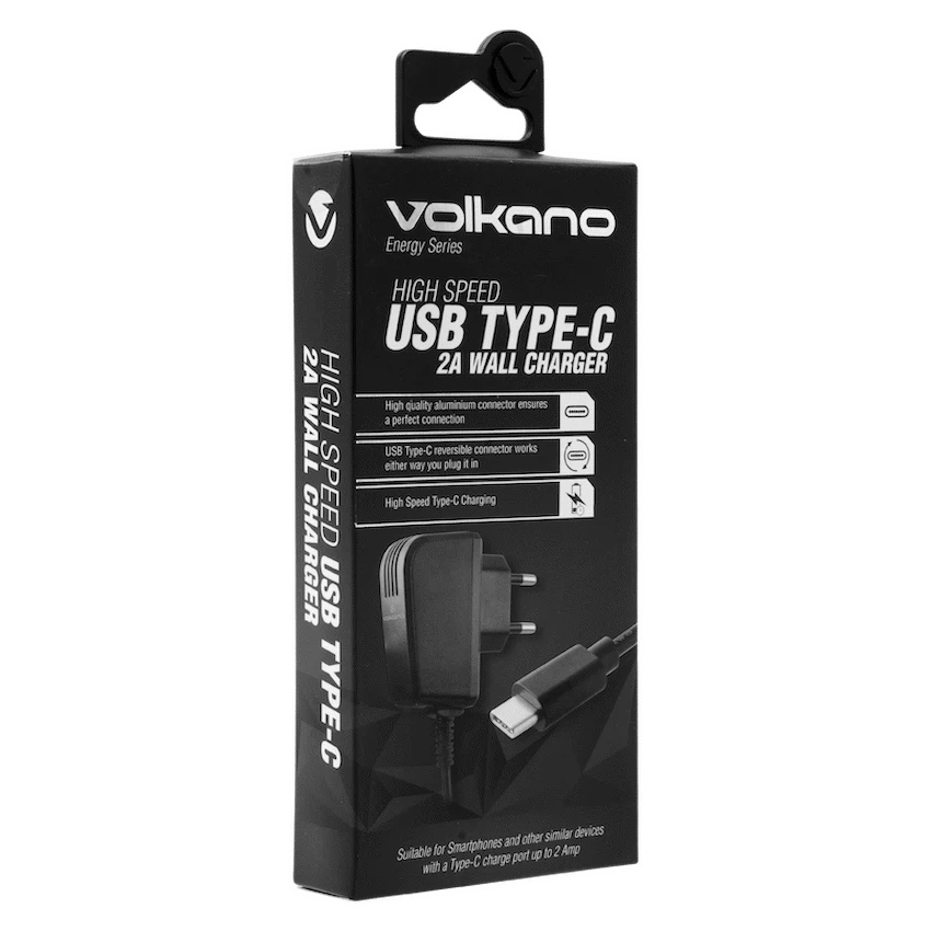 Volkano Energy Series USB Type-C 2a Wall Charger - Image 5