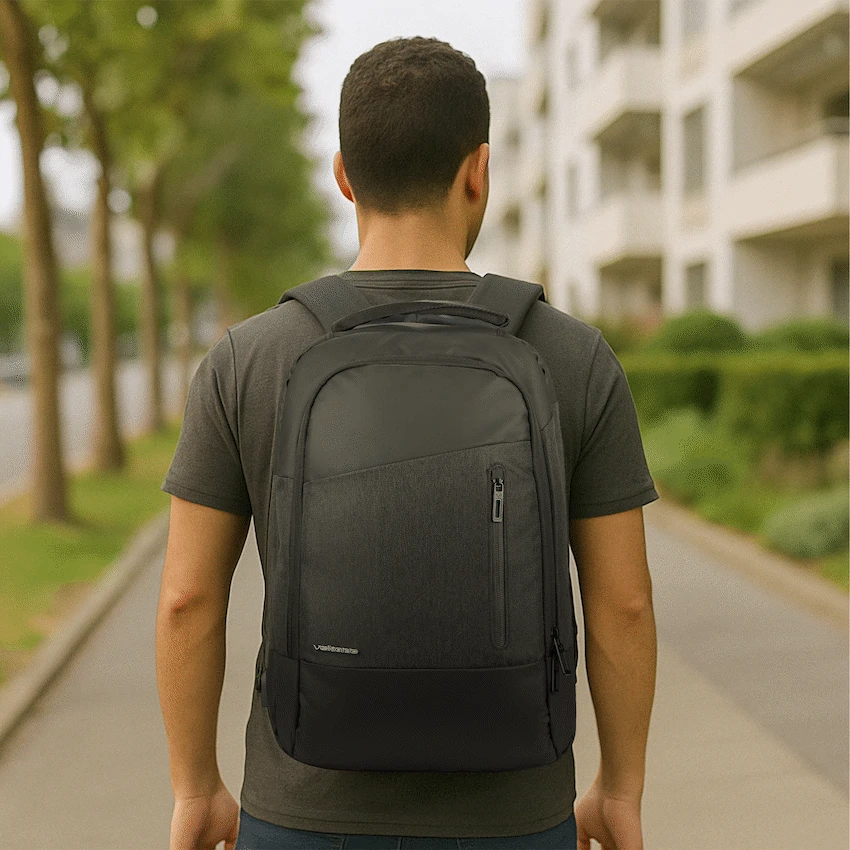 Volkano Refine 15.6" Laptop Backpack - Black/Charcoal - Image 8