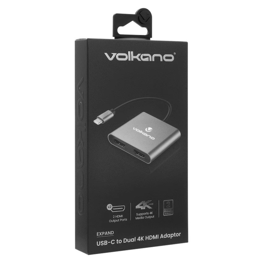 Volkano Expand Series USB-C to Dual 4K HDMI Adaptor - Image 3