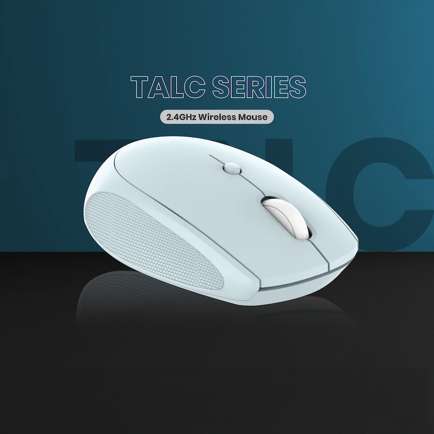 Volkano Talc Wireless Mouse - Blue - Image 5