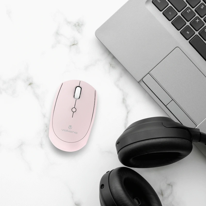 Volkano Talc Wireless Mouse - Pink - Image 5