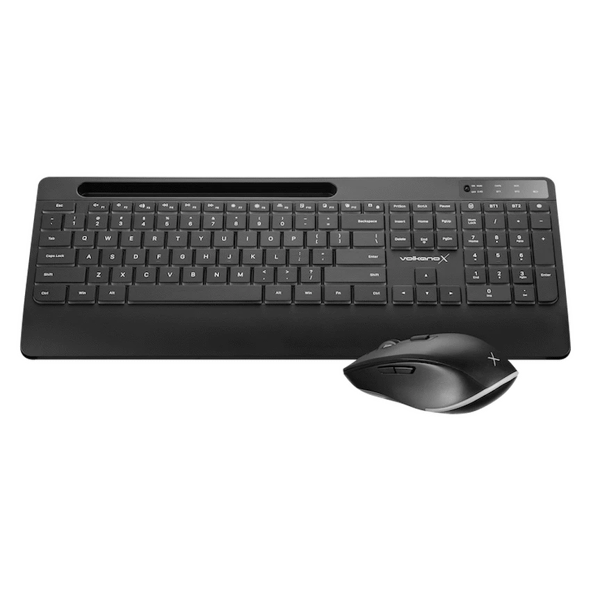 VolkanoX Gem Bluetooth Wireless Keyboard and Mouse - Black - Image 8