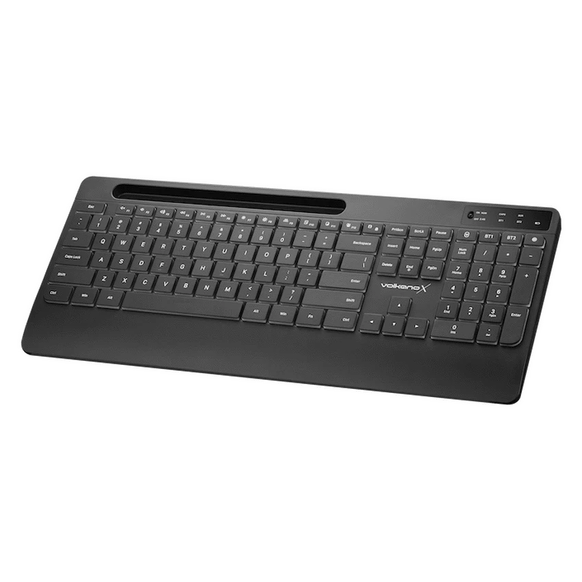 VolkanoX Gem Bluetooth Wireless Keyboard and Mouse - Black - Image 9