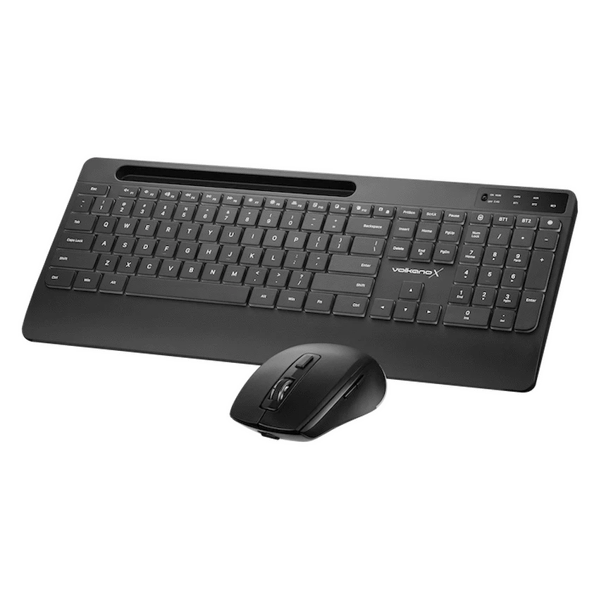 VolkanoX Gem Bluetooth Wireless Keyboard and Mouse - Black - Image 10