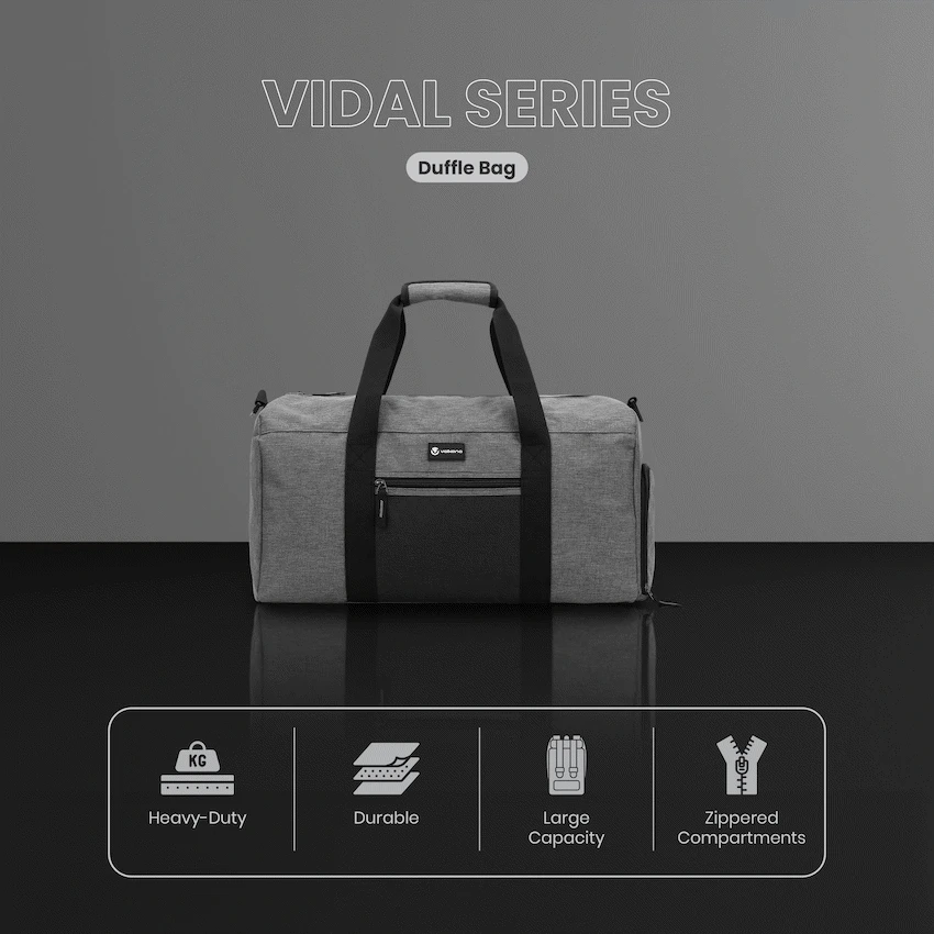 Volkano Vidal 35l Duffle - Grey - Image 7