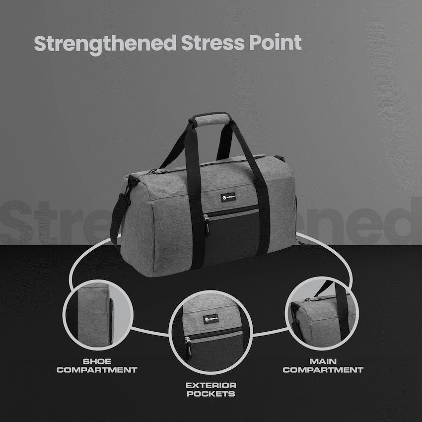 Volkano Vidal 35l Duffle - Grey - Image 8