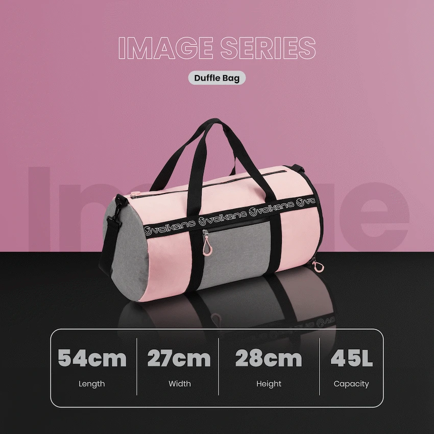 Volkano Image 45l Duffle - Pink - Image 3