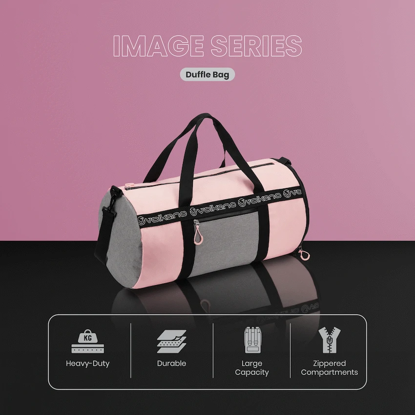 Volkano Image 45l Duffle - Pink - Image 5