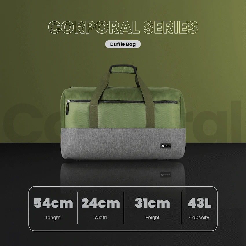 Volkano Corporal 43l Duffle - Khaki - Image 6