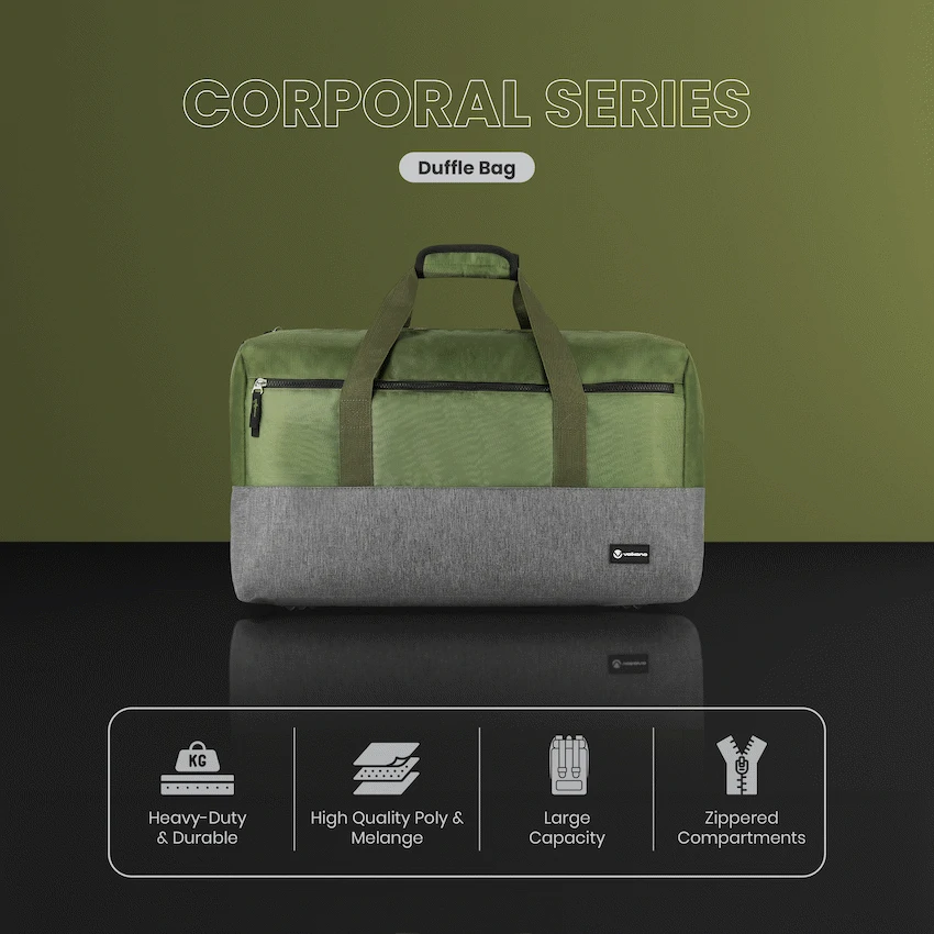 Volkano Corporal 43l Duffle - Khaki - Image 7
