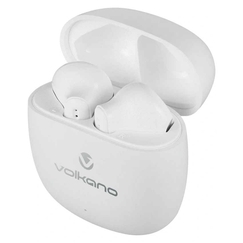 Volkano Sleek Series TWS Earphones - White - Image 10