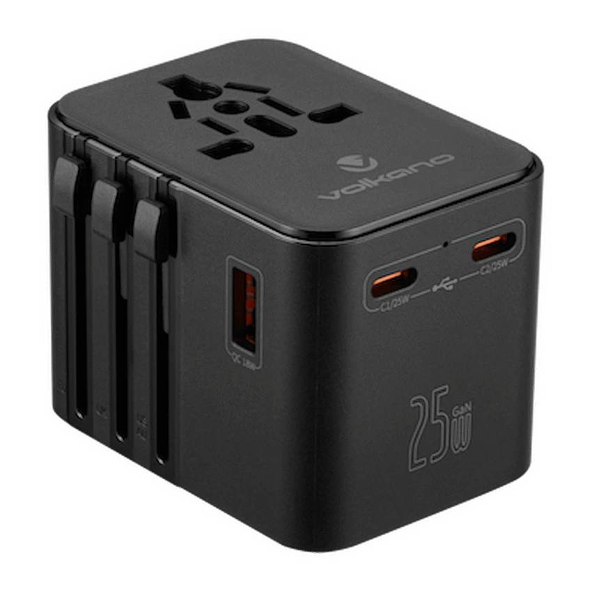 Volkano Worldwide Series Travel Adapter PD 25w + QC - Image 3