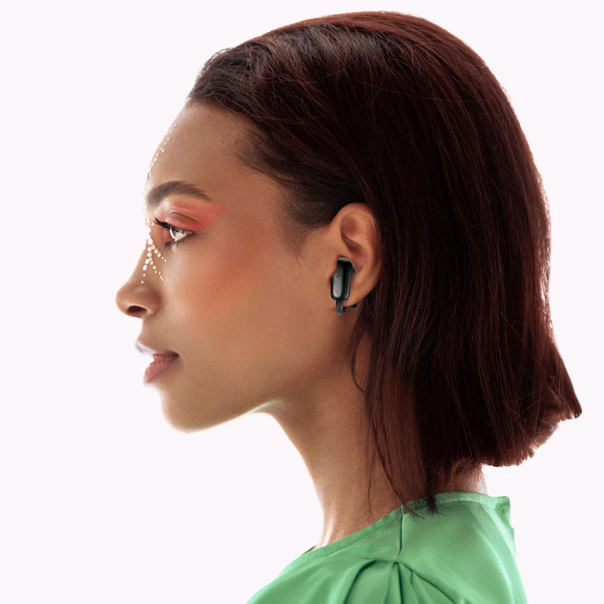 VolkanoX O400 Air Conduction In-Ear OWS Earphones - Black - Image 7