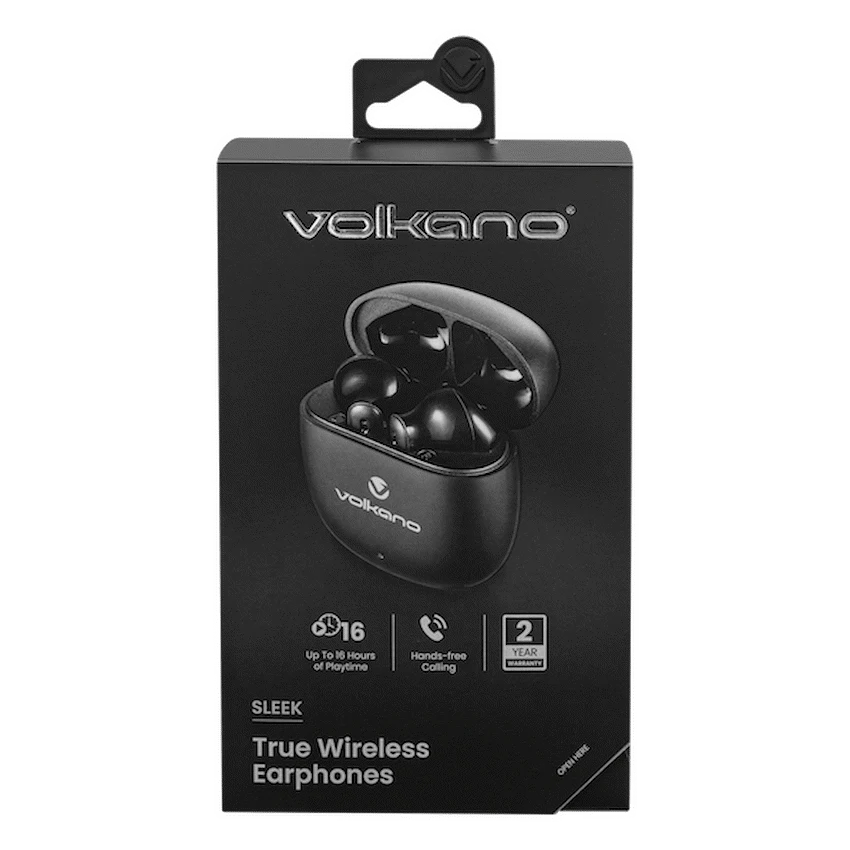 Volkano Sleek Series TWS Earphones - Black - Image 10