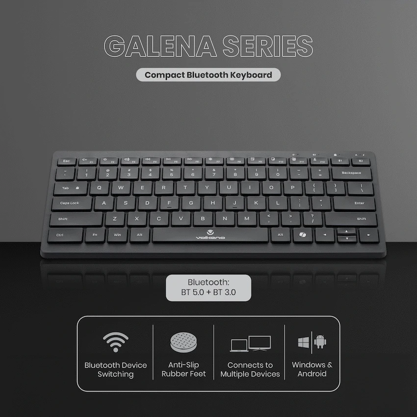 Volkano Galena Series Bluetooth Keyboard - Image 5