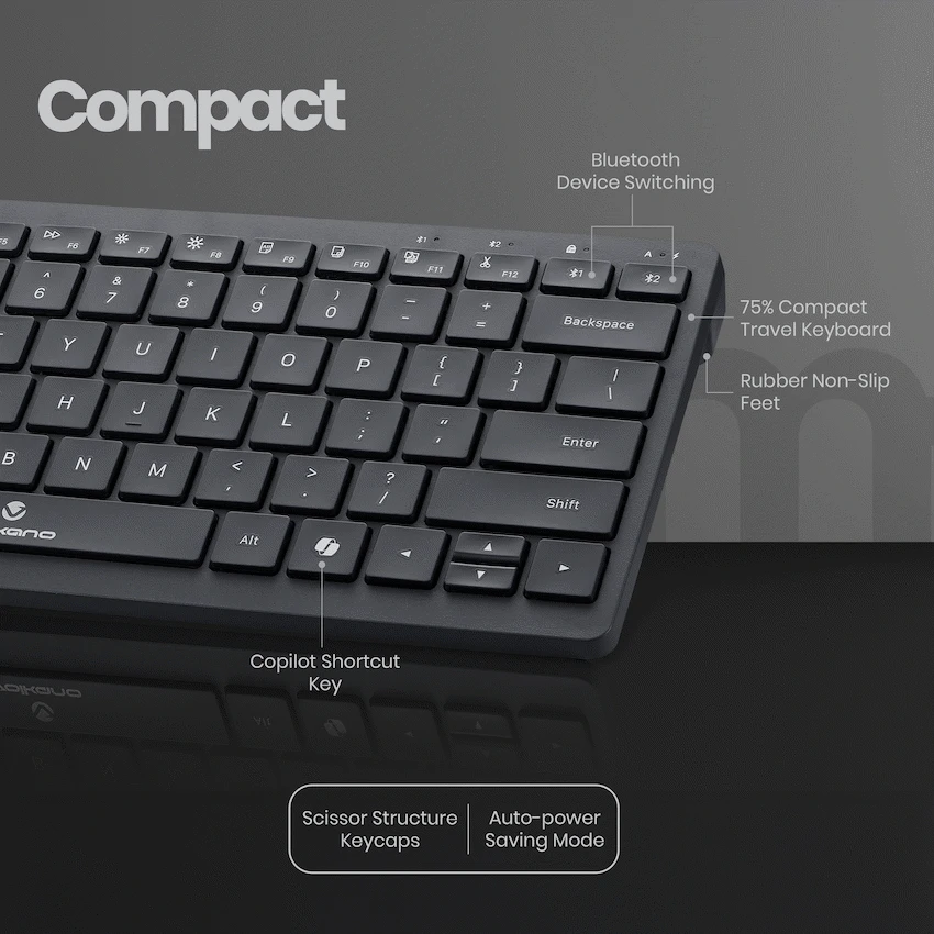 Volkano Galena Series Bluetooth Keyboard - Image 6
