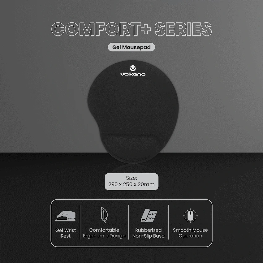 Volkano Comfort+ Series Gel Mouse Pad - Image 4