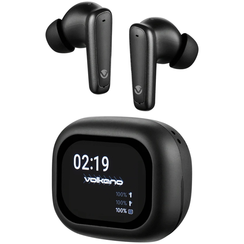 Volkano Vision Series TWS Earphones with ANC- Black - Image 2