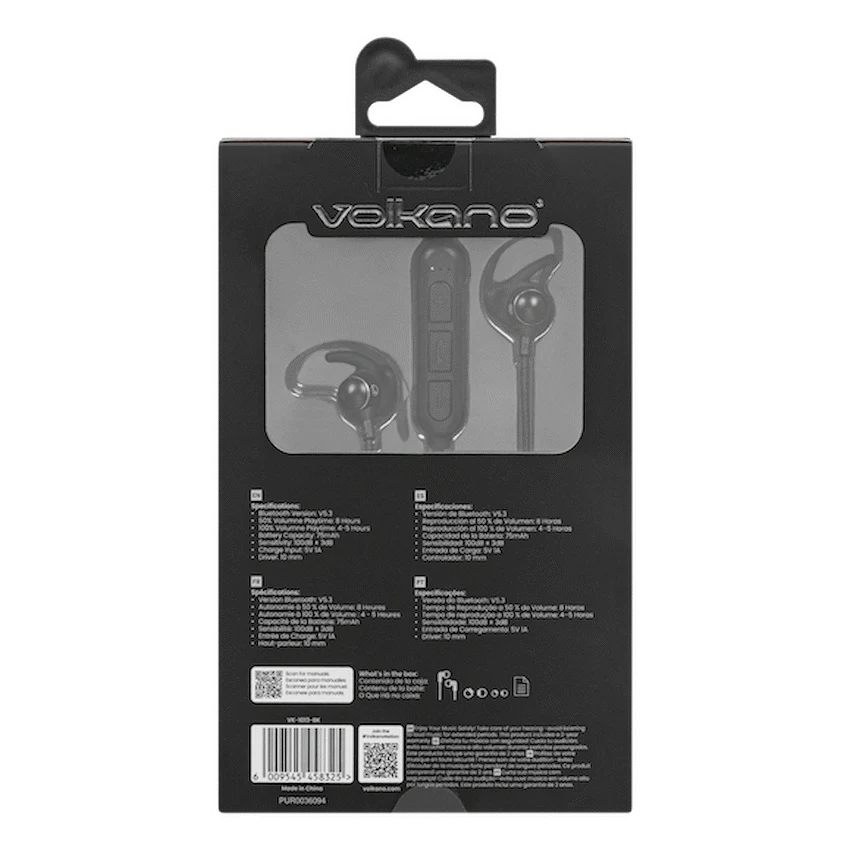 Volkano Titanium Sports Series Bluetooth Earphones - Image 4