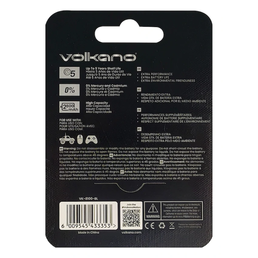 Volkano Extra series Alkaline Batteries AA pack of 4 - Image 2