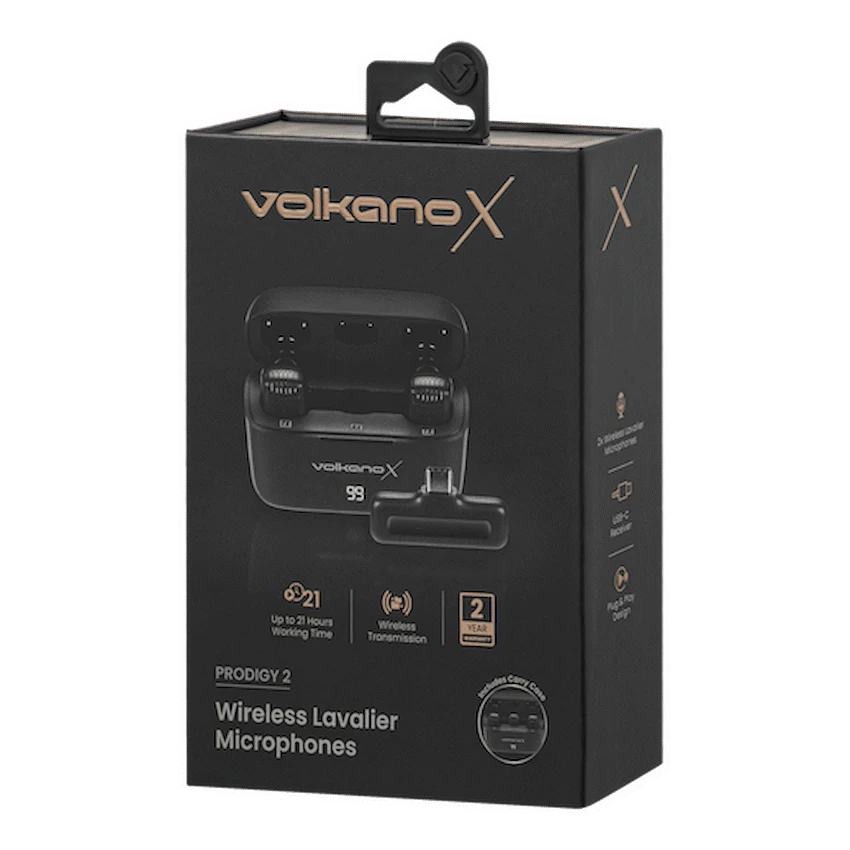 VolkanoX Prodigy 2 Series Wireless Lavalier Microphone - Image 6