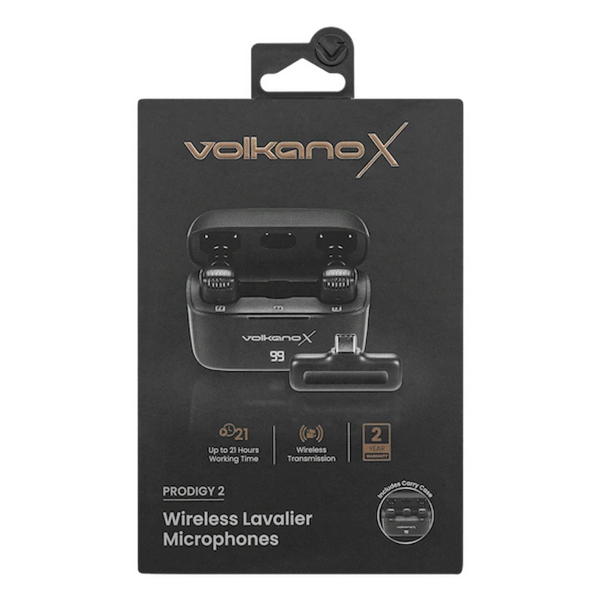 VolkanoX Prodigy 2 Series Wireless Lavalier Microphone - Image 7