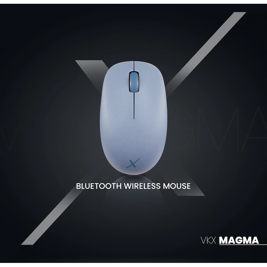 VolkanoX Magma Bluetooth Wireless Mouse - Blue Grey - Image 8