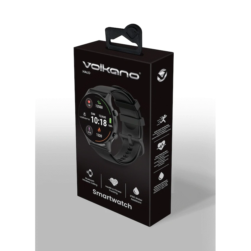Volkano Halo Series Smartwatch - Black - Image 6