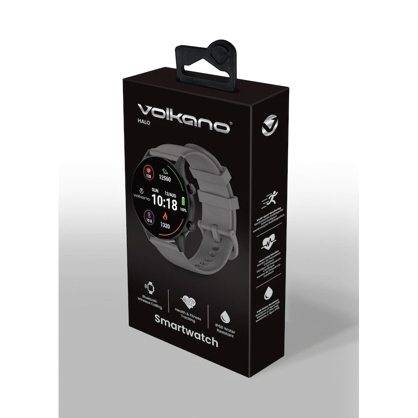 Volkano Halo Series Smartwatch - Grey - Image 6