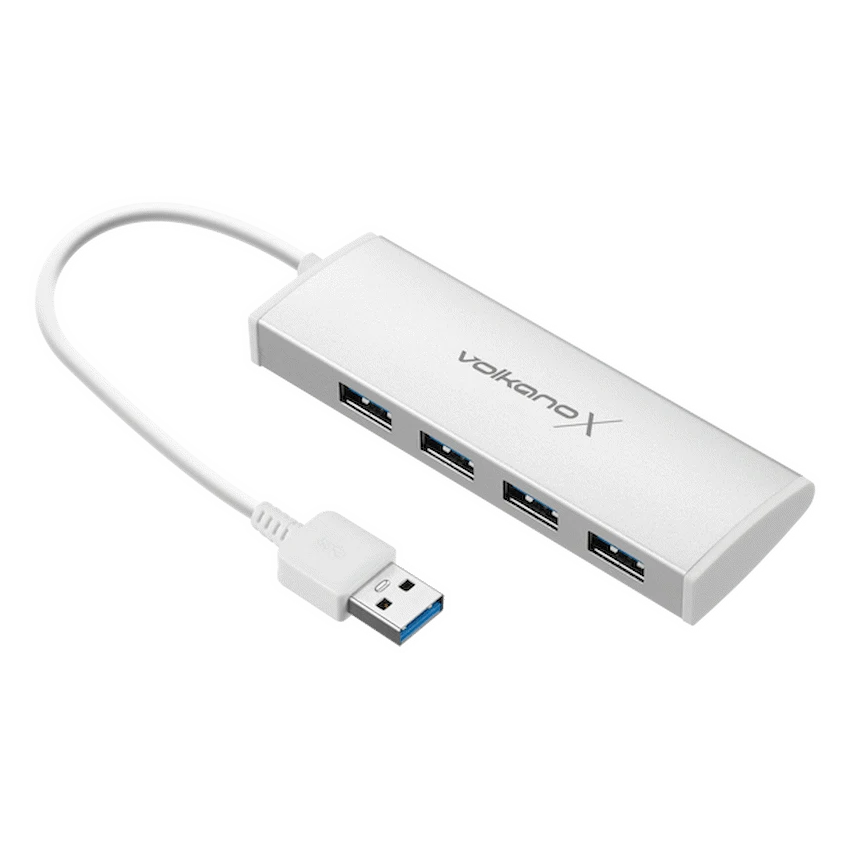 VolkanoX Media Series 4-Port USB Hub with Power Cable - Image 3