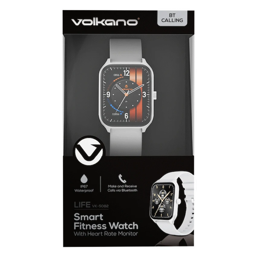 Volkano Life Series Smart Watches - Silver - Image 5