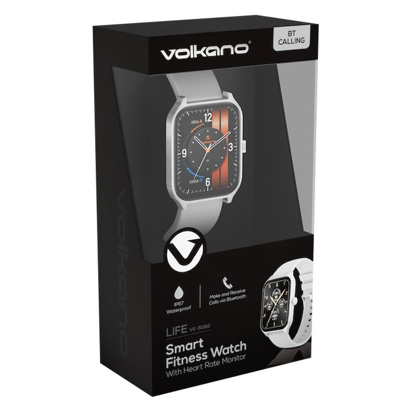 Volkano Life Series Smart Watches - Silver - Image 8