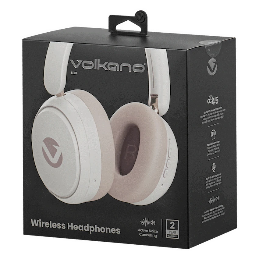 Volkano Lexi Bluetooth Headphone with ANC - Nude - Image 2