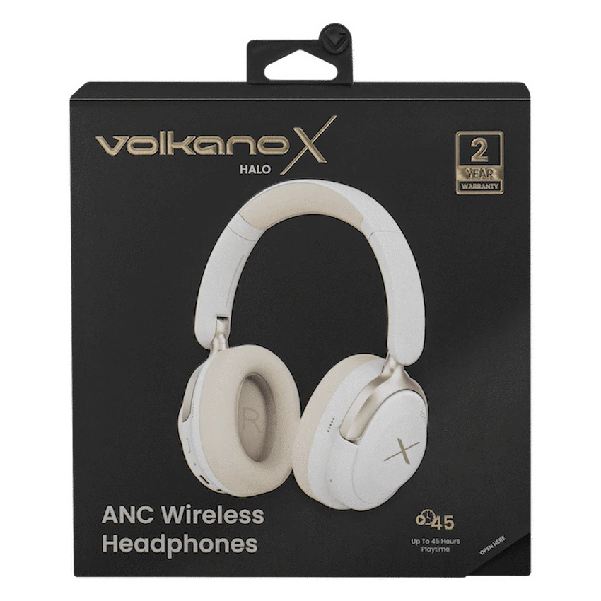 VolkanoX Halo ANC Bluetooth Headphone - Nude - Image 9
