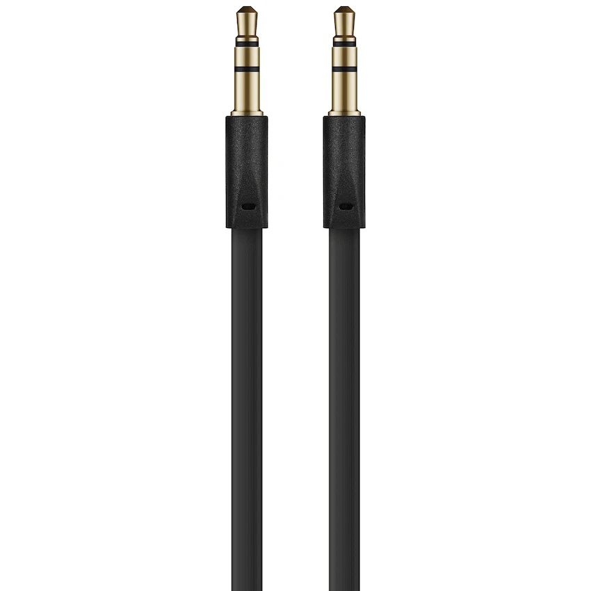 Volkano Slim Series Aux Cable 2m - Black - Image 6