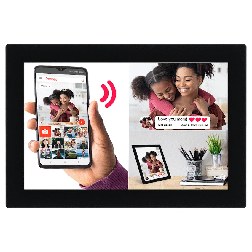 Volkano Scene Series 10.1" Smart Photo Frame with Built-In Frameo Software